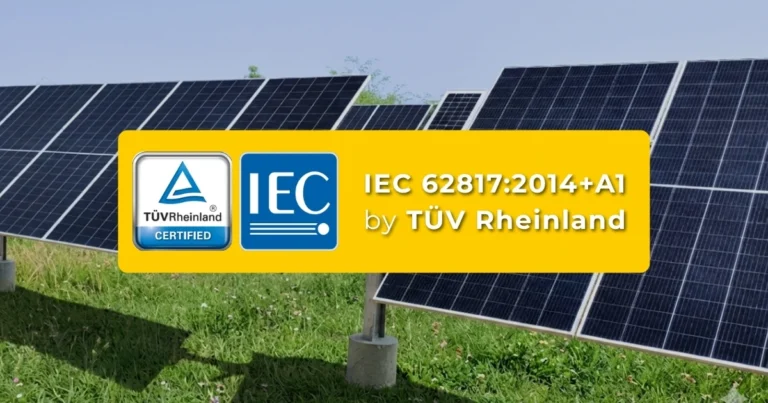 IEC Certified Single Axis Solar Tracker